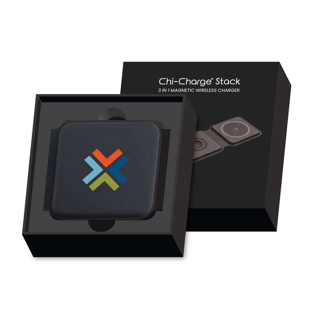 Chi-Charge Stack Foldable 3in1 Fast Charge Mat - Black