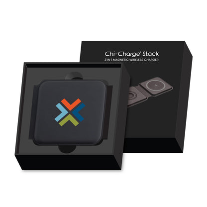 Chi-Charge Stack Foldable 3in1 Fast Charge Mat - Black