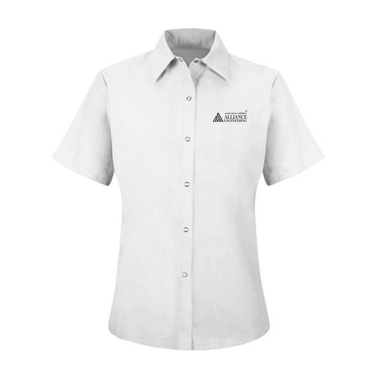 Red Kap Women's Short Sleeve Pocketless Work Shirt