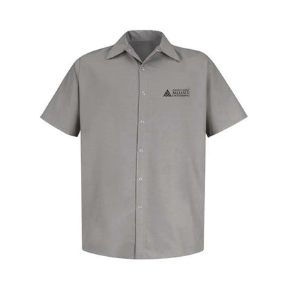 Red Kap Men's Short Sleeve Pocketless Work Shirt