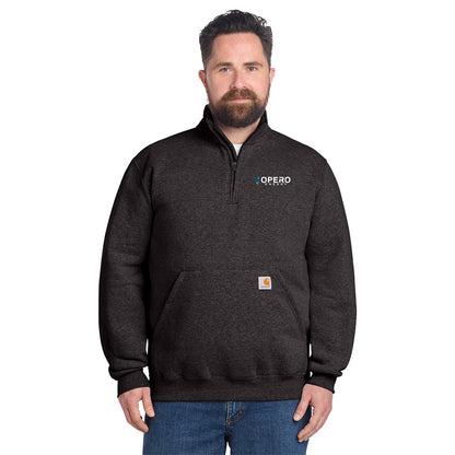 Carhartt Midweight Quarter Zip Mock Neck Sweatshirt