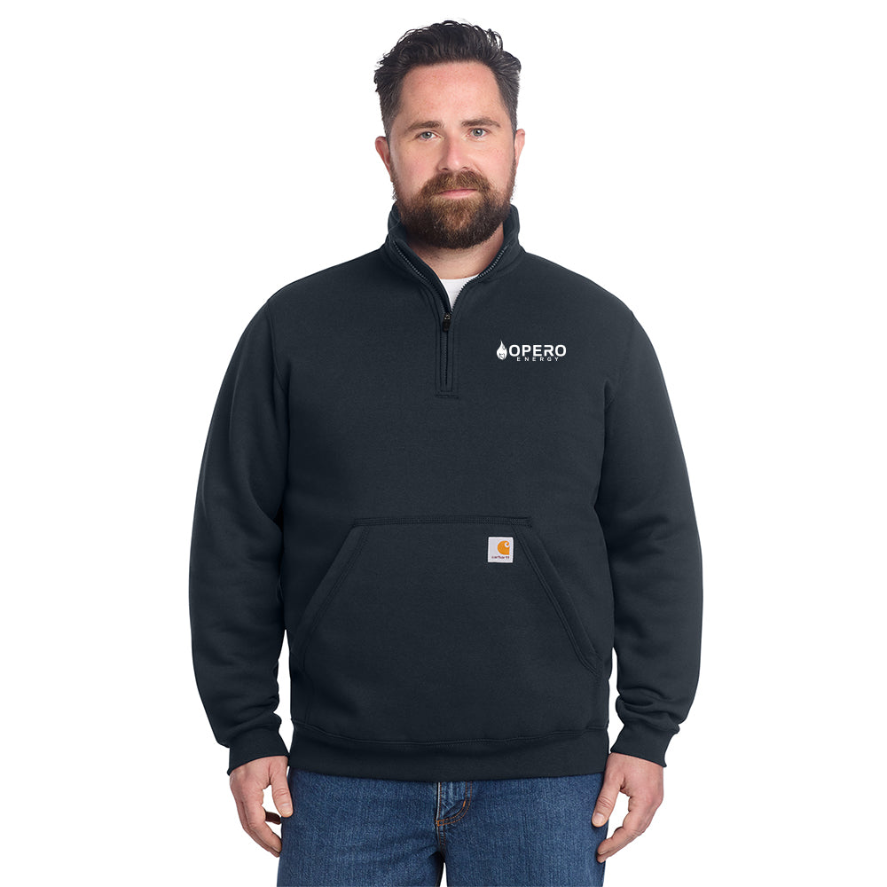 Carhartt Midweight Quarter Zip Mock Neck Sweatshirt