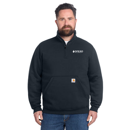 Carhartt Midweight Quarter Zip Mock Neck Sweatshirt