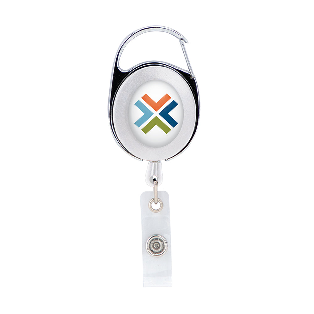 Badge Reel with Carabiner