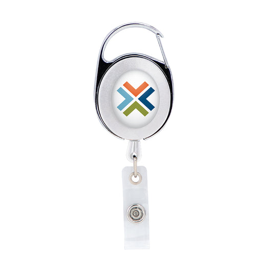 Badge Reel with Carabiner