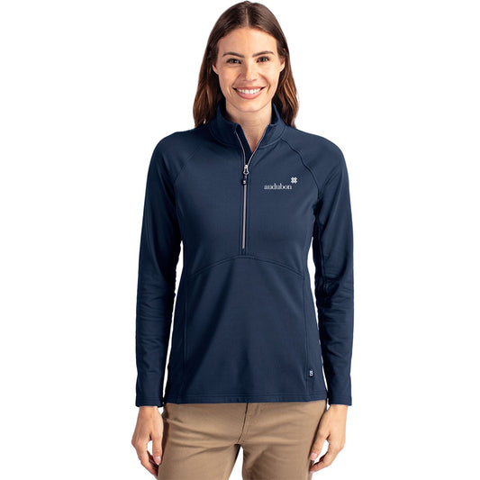 Cutter & Buck Adapt Eco Knit Stretch Recycled Women's Half Zip Pullover