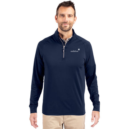 Cutter & Buck Adapt Eco Knit Stretch Recycled Men's Quarter Zip Pullover
